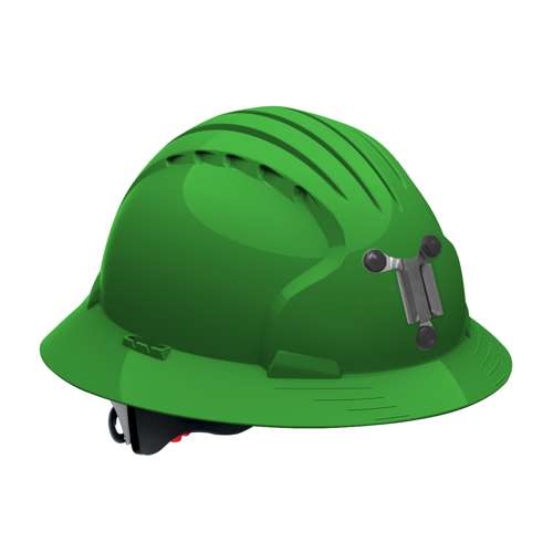 280-EV6161M Full Brim Mining Hard Hat with HDPE Shell, 6-Point Polyester Suspension and Wheel Ratchet Adjustment