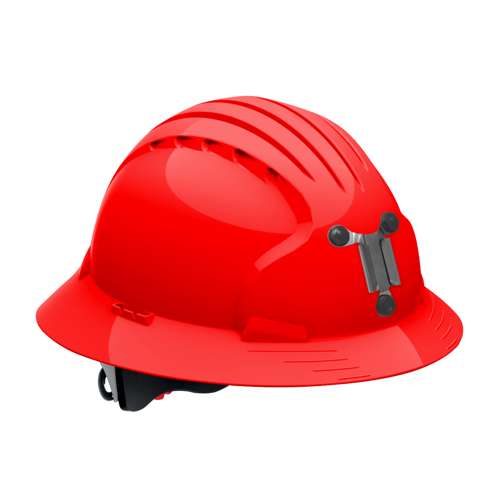 280-EV6161M Full Brim Mining Hard Hat with HDPE Shell, 6-Point Polyester Suspension and Wheel Ratchet Adjustment