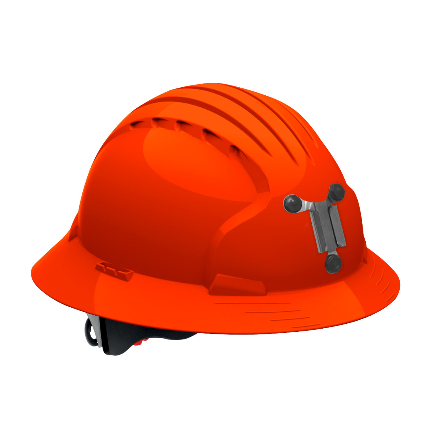280-EV6161M Full Brim Mining Hard Hat with HDPE Shell, 6-Point Polyester Suspension and Wheel Ratchet Adjustment