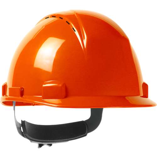 280-HP1141RSPV Short Brim, Vented, Cap Style Hard Hat with HDPE Shell, 4-Point Textile Suspension and Wheel Ratchet Adjustment