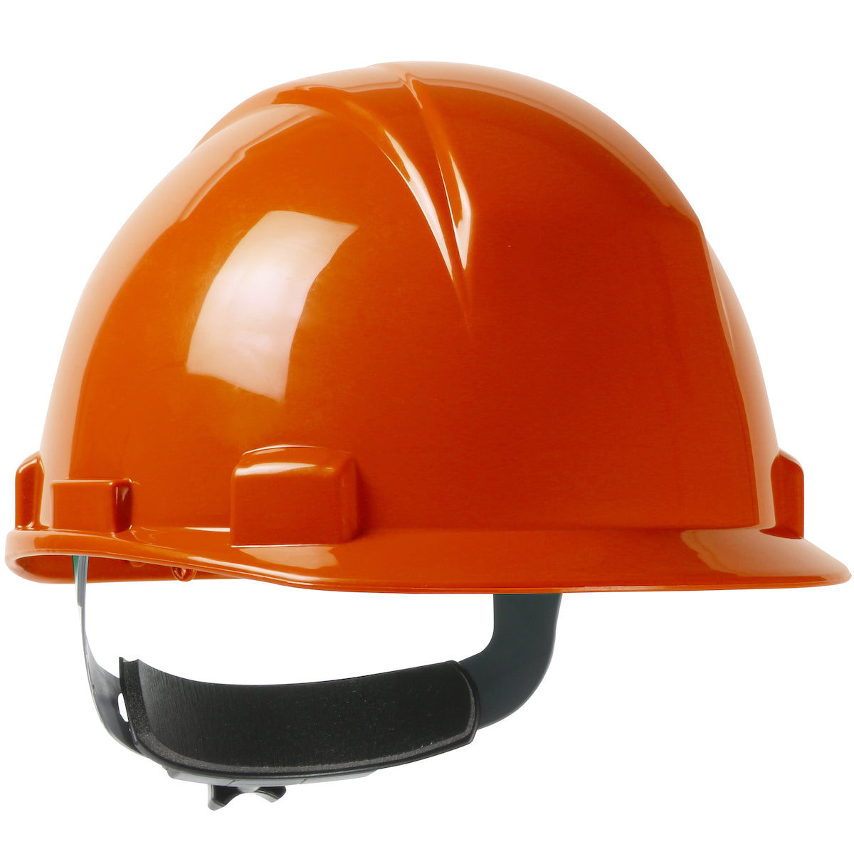 Type II, Short Brim Cap Style Hard Hat with HDPE Shell, 4-Point Textile Suspension and Wheel Ratchet Adjustment
