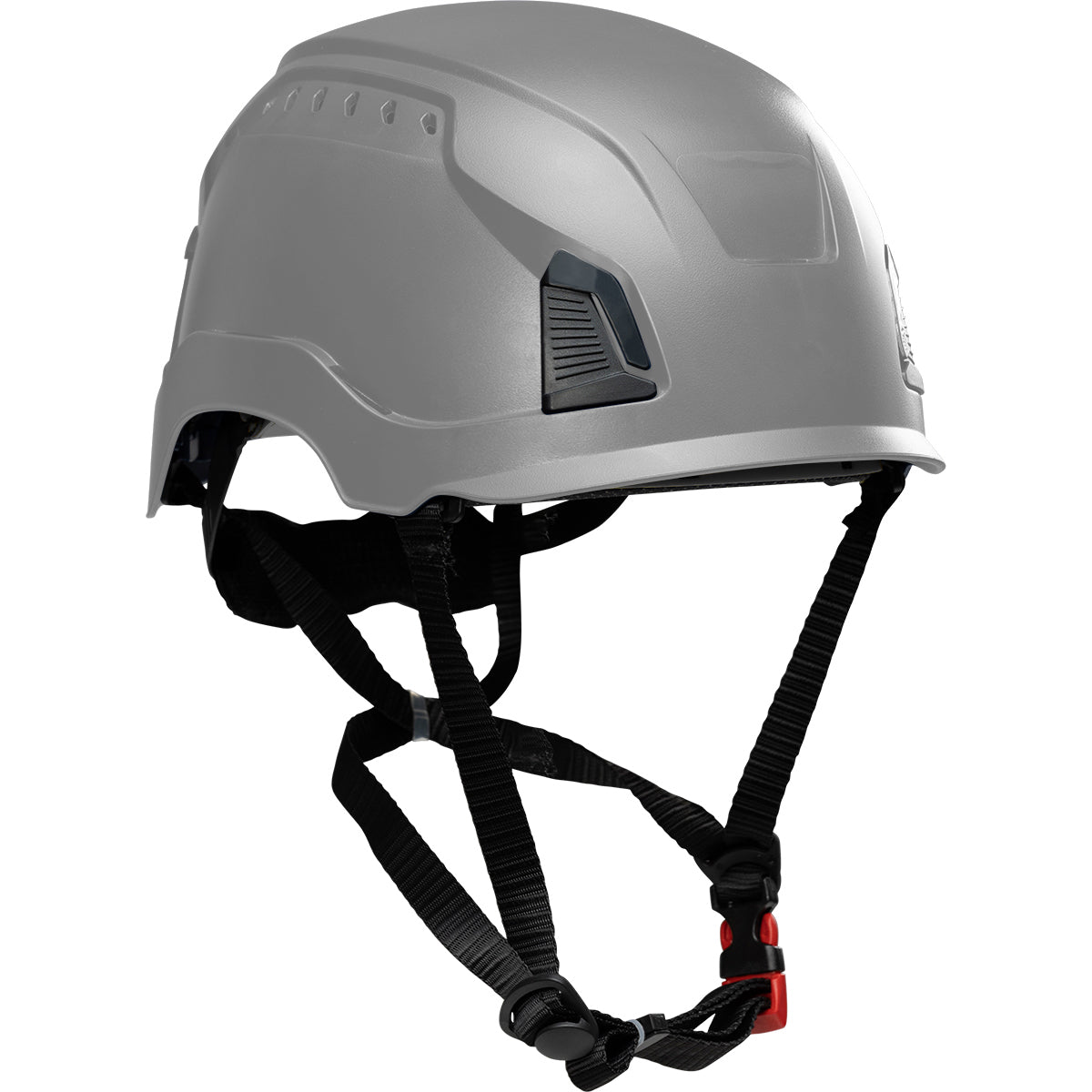 280-HP1490RV Vented, Industrial Climbing Helmet, Type I, ABS Shell, EPS Foam Impact Liner, Wheel Ratchet Adjustment, with 4-Point Chin Strap