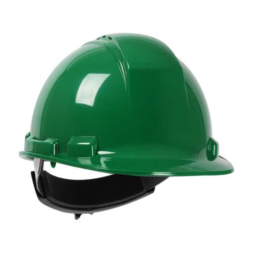 280-HP241RV Vented, Cap Style Hard Hat with HDPE Shell, 4-Point Textile Suspension and Wheel Ratchet Adjustment