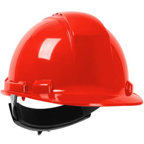 280-HP241RV Vented, Cap Style Hard Hat with HDPE Shell, 4-Point Textile Suspension and Wheel Ratchet Adjustment