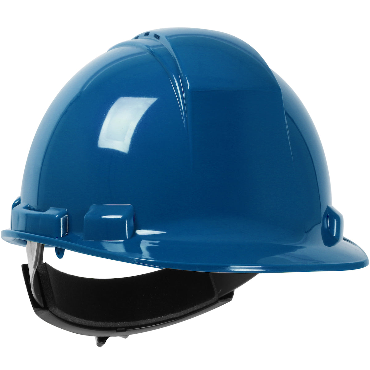 280-HP241RV Vented, Cap Style Hard Hat with HDPE Shell, 4-Point Textile Suspension and Wheel Ratchet Adjustment