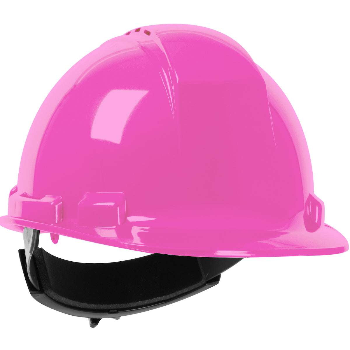 280-HP241RV Vented, Cap Style Hard Hat with HDPE Shell, 4-Point Textile Suspension and Wheel Ratchet Adjustment