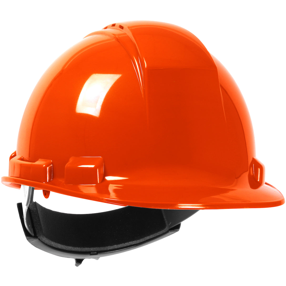 280-HP241RV Vented, Cap Style Hard Hat with HDPE Shell, 4-Point Textile Suspension and Wheel Ratchet Adjustment