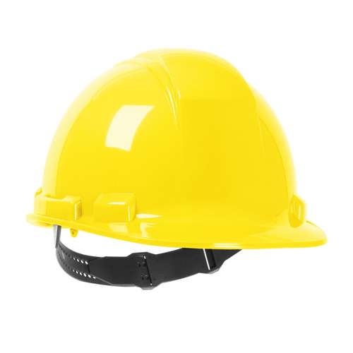 280-HP241 Cap Style Hard Hat with HDPE Shell, 4-Point Textile Suspension and Pin-Lock Adjustment