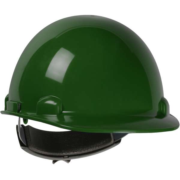 280-HP341R Cap Style Smooth Dome Hard Hat with HDPE Shell, 4-Point Textile Suspension and Wheel-Ratchet Adjustment