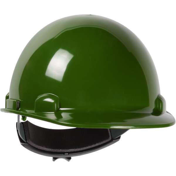 280-HP341R Cap Style Smooth Dome Hard Hat with HDPE Shell, 4-Point Textile Suspension and Wheel-Ratchet Adjustment