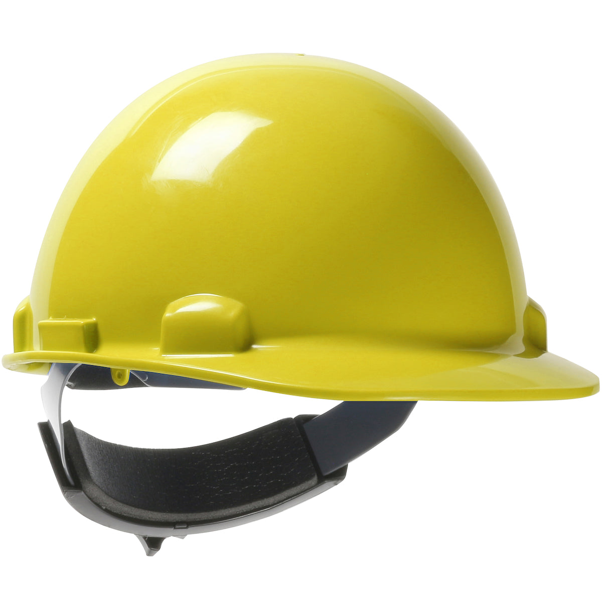 280-HP341SR Cap Style Smooth Dome Hard Hat with HDPE Shell, 4-Point Textile Suspension and Swing Wheel-Ratchet Adjustment