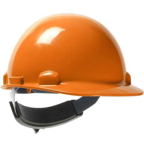 280-HP341SR Cap Style Smooth Dome Hard Hat with HDPE Shell, 4-Point Textile Suspension and Swing Wheel-Ratchet Adjustment