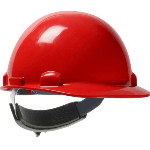 280-HP341SR Cap Style Smooth Dome Hard Hat with HDPE Shell, 4-Point Textile Suspension and Swing Wheel-Ratchet Adjustment