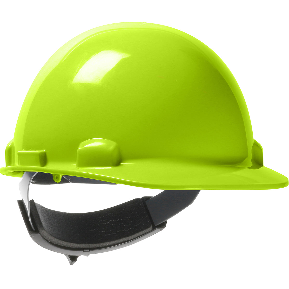 280-HP341SR Cap Style Smooth Dome Hard Hat with HDPE Shell, 4-Point Textile Suspension and Swing Wheel-Ratchet Adjustment
