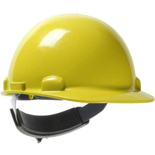 280-HP341SR Cap Style Smooth Dome Hard Hat with HDPE Shell, 4-Point Textile Suspension and Swing Wheel-Ratchet Adjustment
