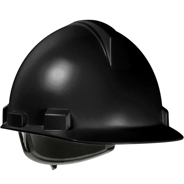 Cap Style Hard Hat with Polycarbonate / ABS Shell, 4-Point Textile Suspension and Wheel Ratchet Adjustment