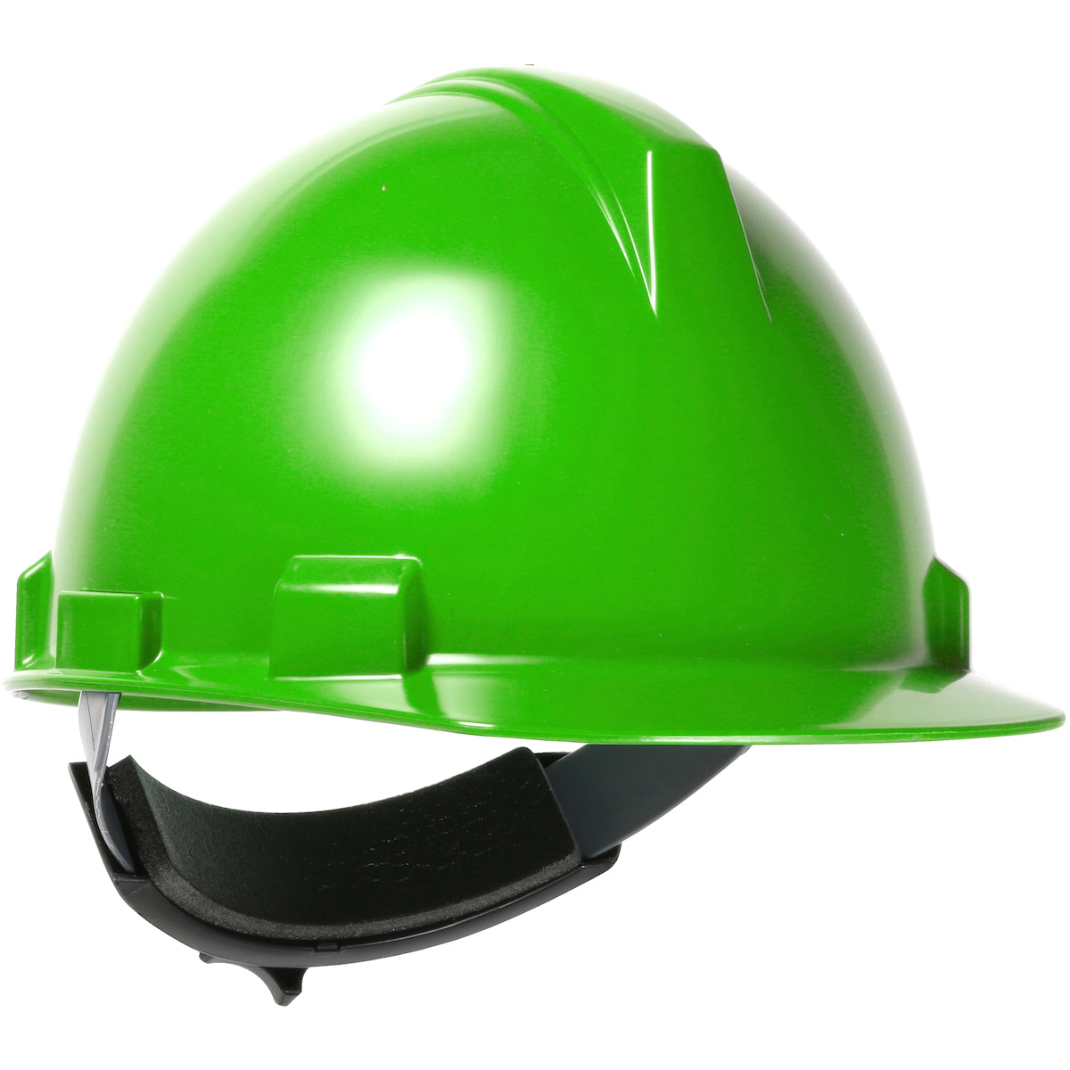 Cap Style Hard Hat with Polycarbonate / ABS Shell, 4-Point Textile Suspension and Wheel Ratchet Adjustment