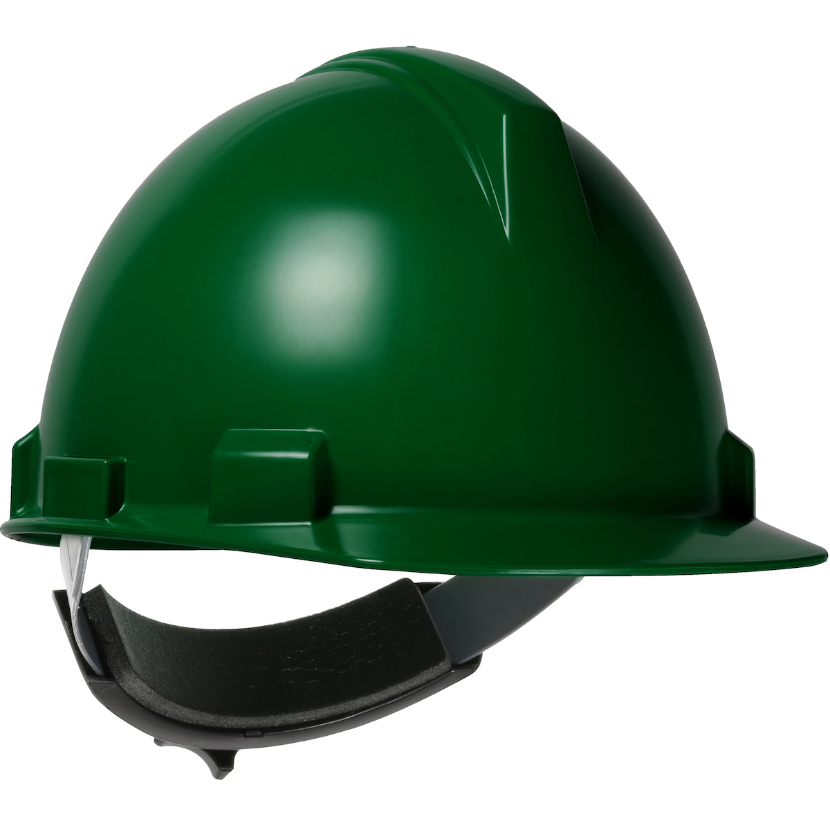 Cap Style Hard Hat with Polycarbonate / ABS Shell, 4-Point Textile Suspension and Wheel Ratchet Adjustment