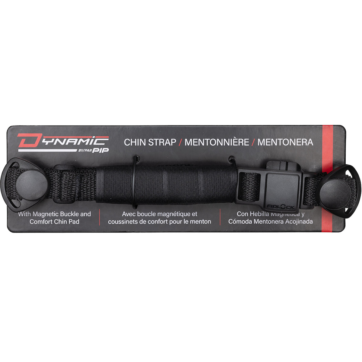 280-HP542MC 4-Point Chin Strap with Magnetic Clip and Chin Pad