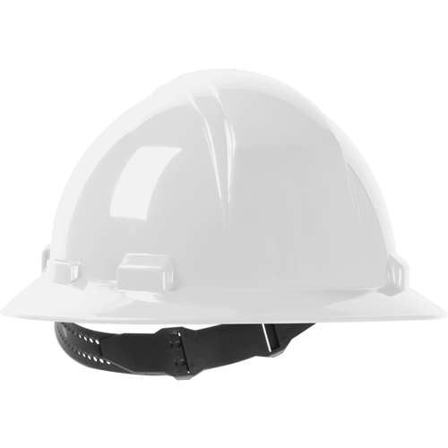 280-HP641 Full Brim Hard Hat with HDPE Shell, 4-Point Textile Suspension and Pin-Lock Adjustment