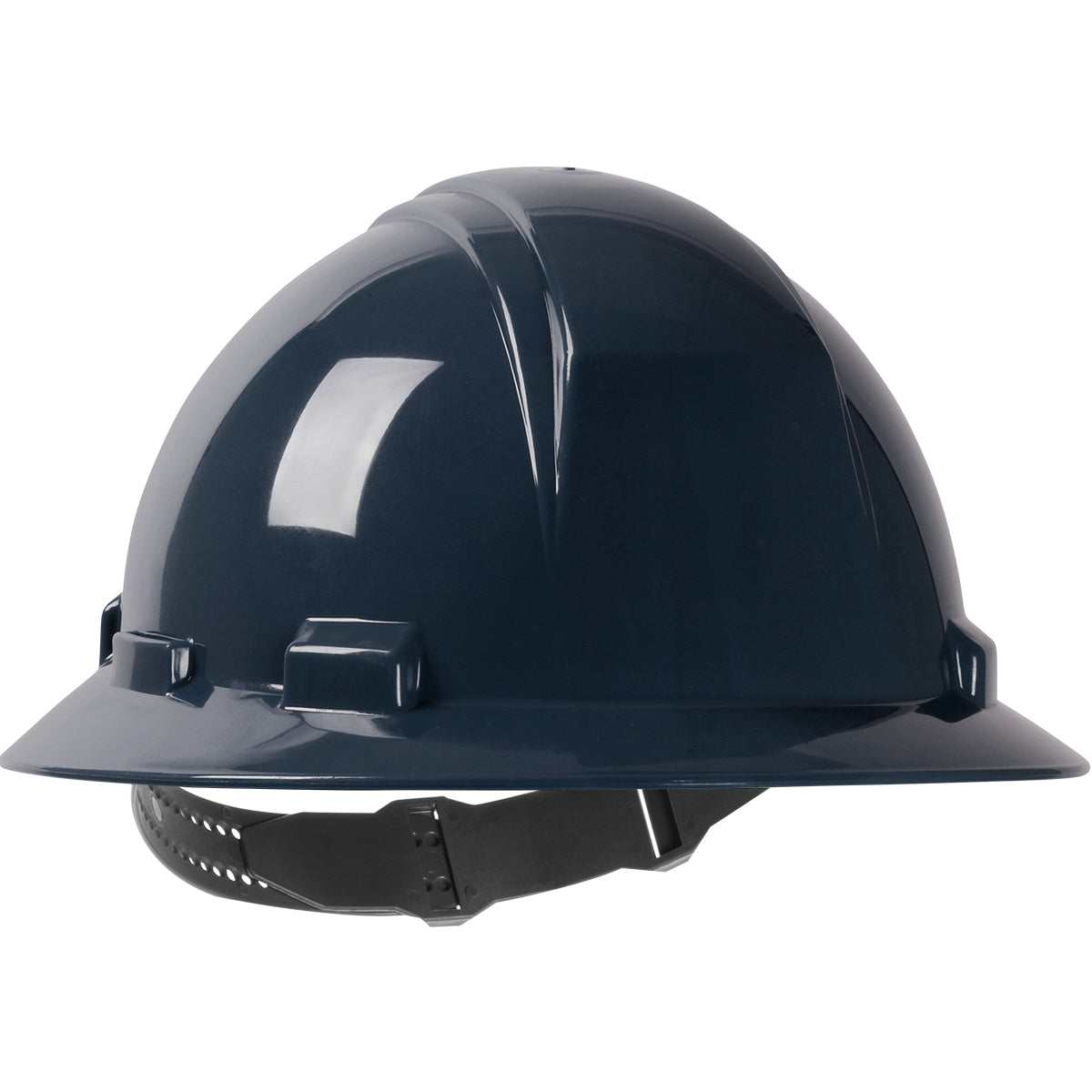 280-HP641 Full Brim Hard Hat with HDPE Shell, 4-Point Textile Suspension and Pin-Lock Adjustment