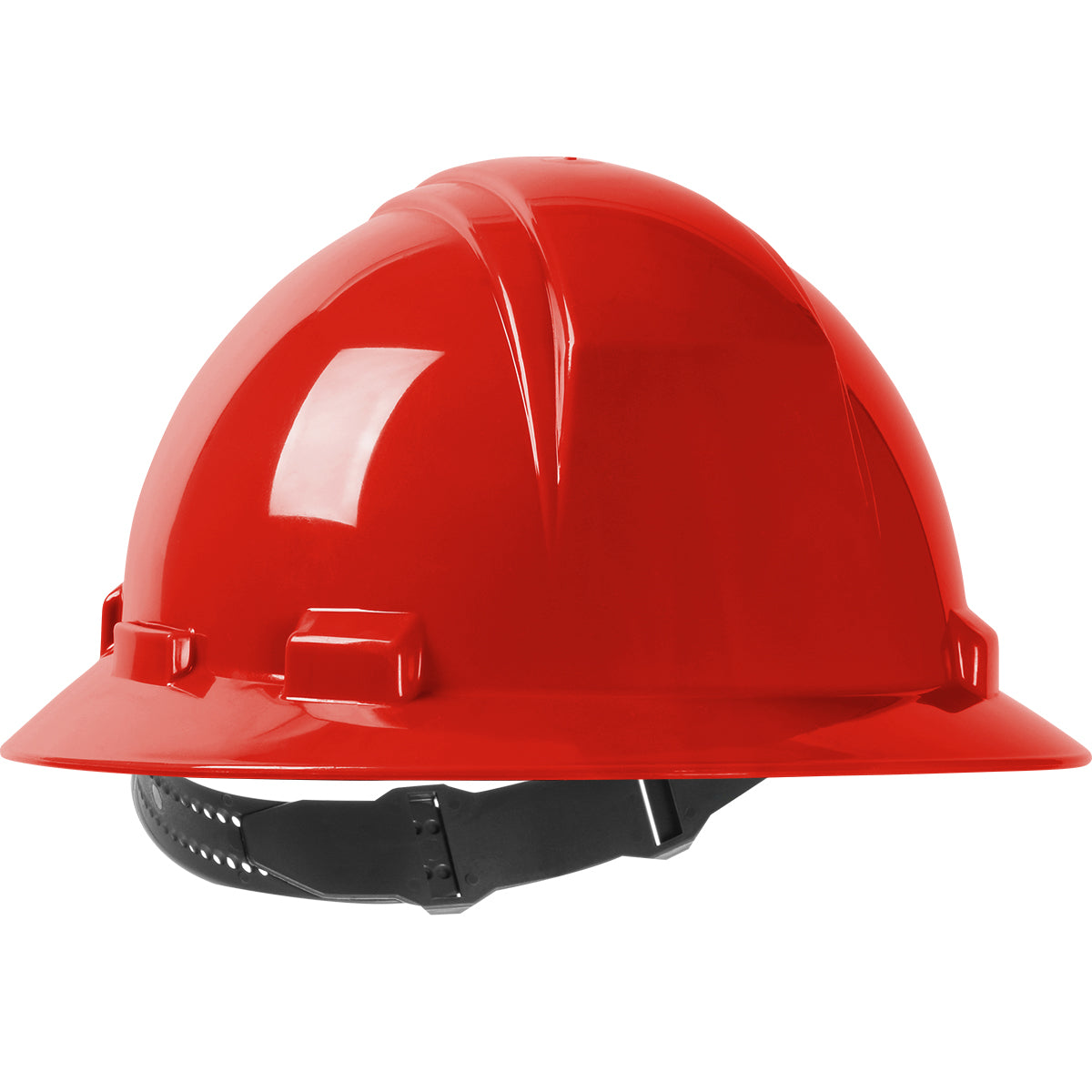 280-HP641 Full Brim Hard Hat with HDPE Shell, 4-Point Textile Suspension and Pin-Lock Adjustment