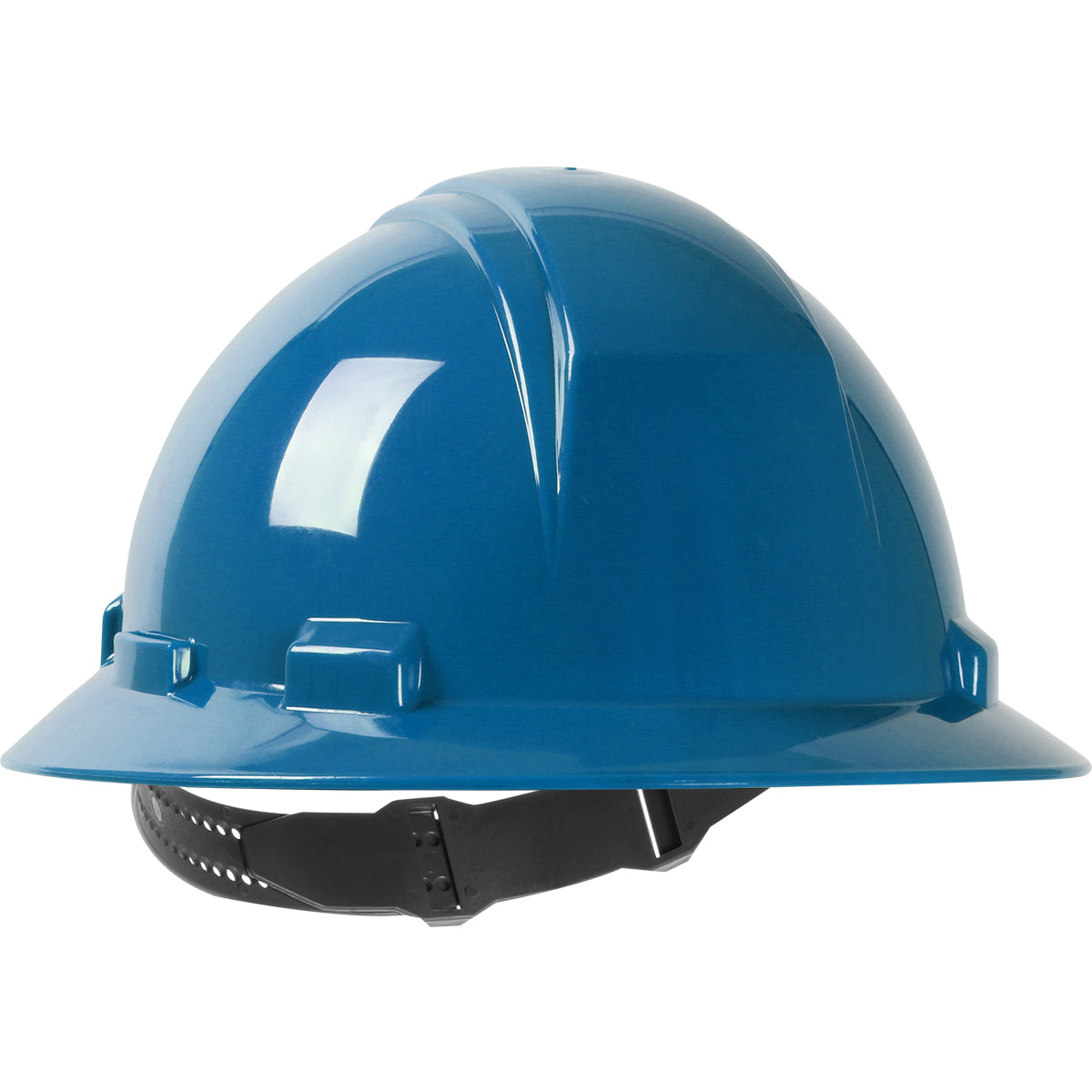 280-HP641 Full Brim Hard Hat with HDPE Shell, 4-Point Textile Suspension and Pin-Lock Adjustment