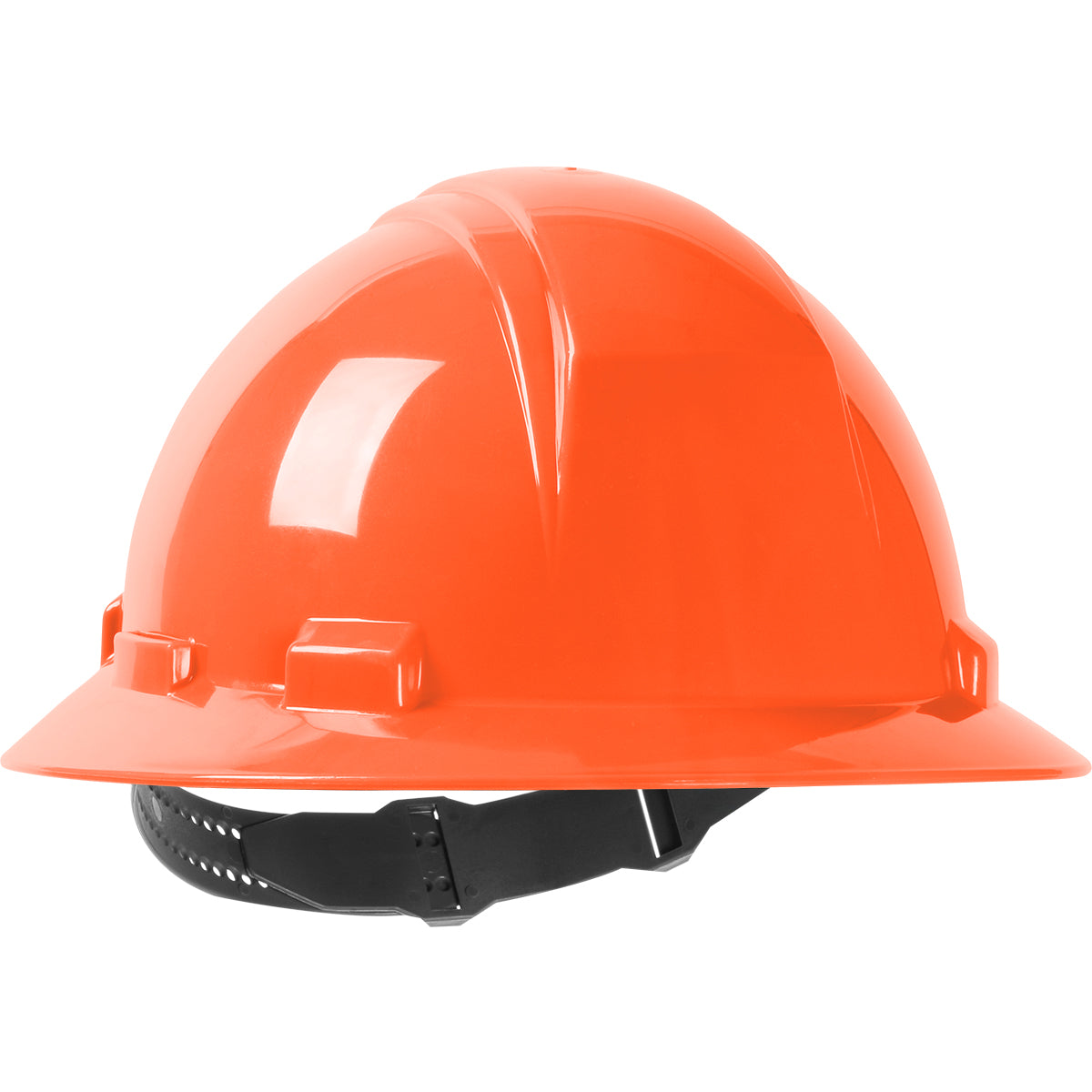 280-HP641 Full Brim Hard Hat with HDPE Shell, 4-Point Textile Suspension and Pin-Lock Adjustment
