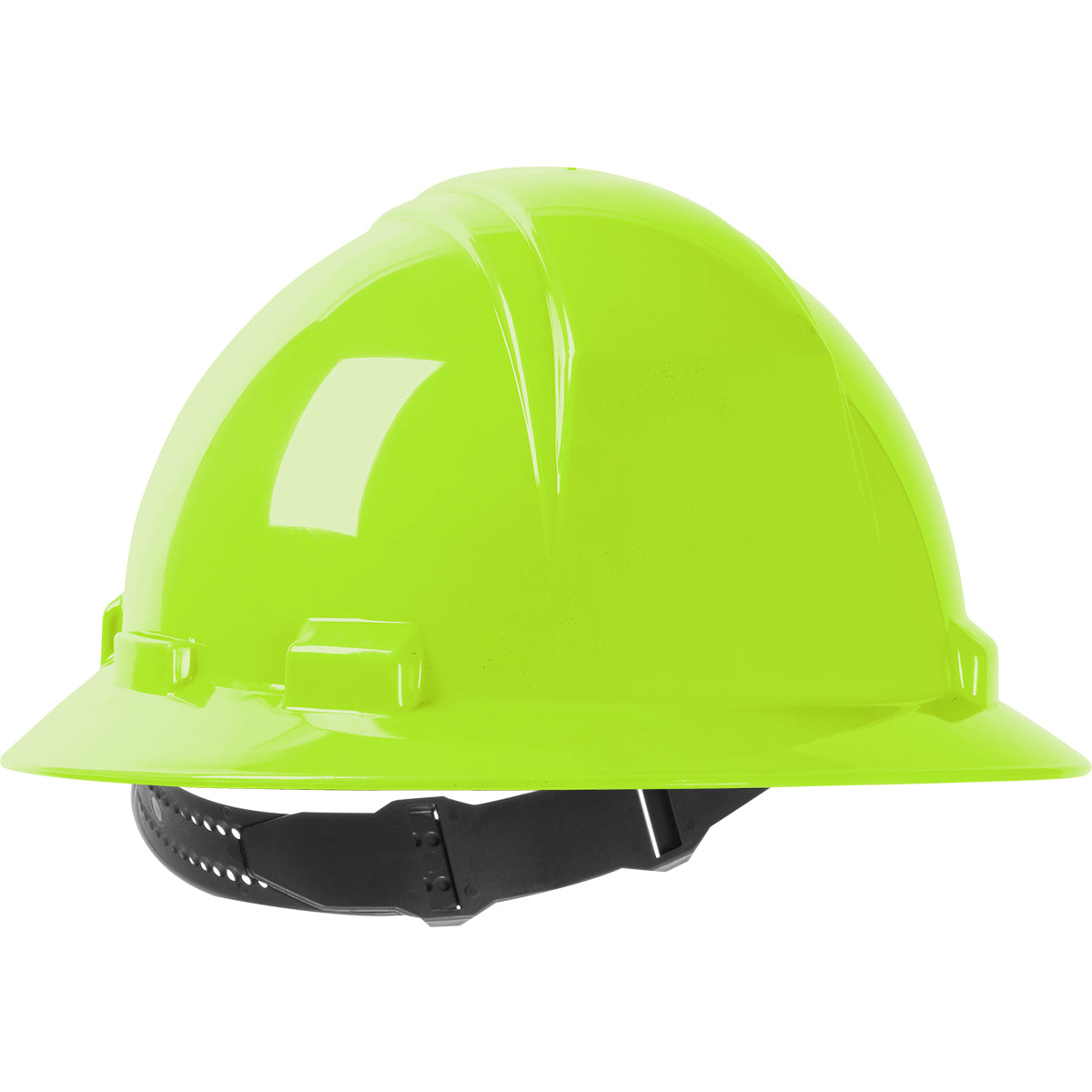 280-HP641 Full Brim Hard Hat with HDPE Shell, 4-Point Textile Suspension and Pin-Lock Adjustment