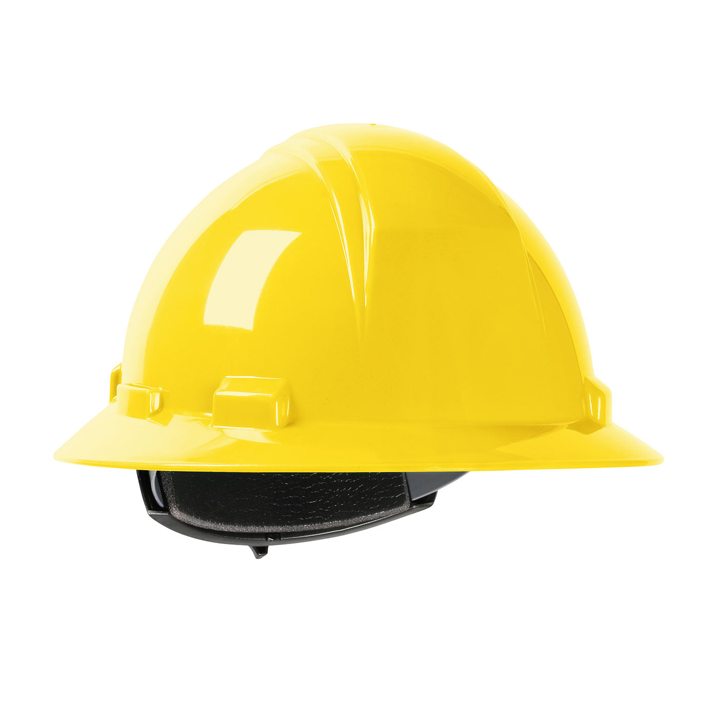 280-HP641R Full Brim Hard Hat with HDPE Shell, 4-Point Textile Suspension and Wheel Ratchet Adjustment