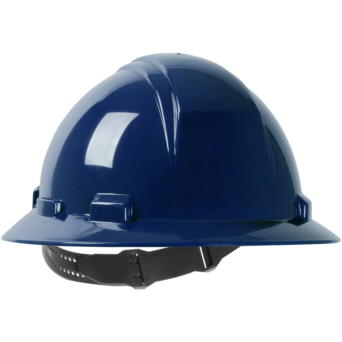 280-HP641R Full Brim Hard Hat with HDPE Shell, 4-Point Textile Suspension and Wheel Ratchet Adjustment