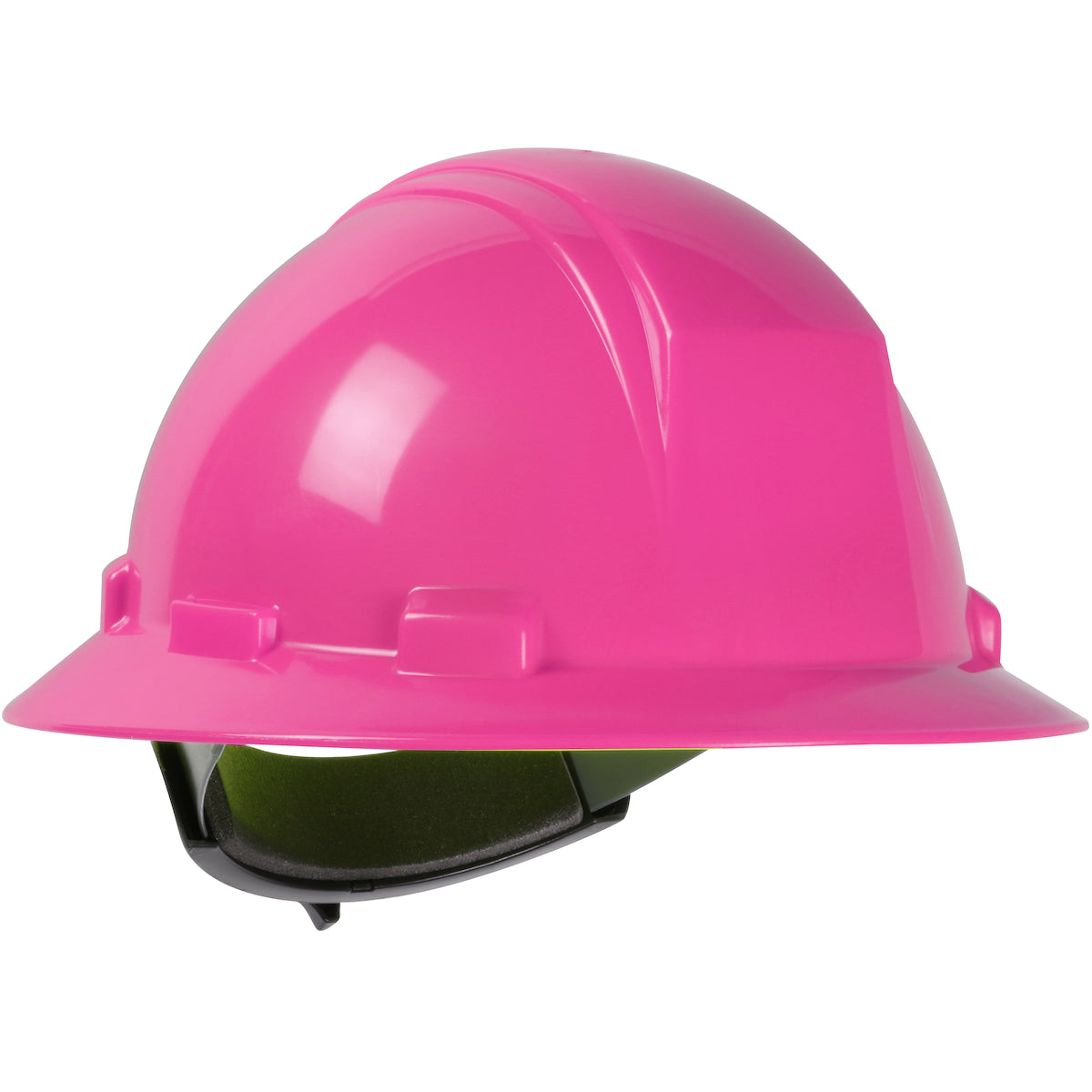 280-HP641R Full Brim Hard Hat with HDPE Shell, 4-Point Textile Suspension and Wheel Ratchet Adjustment