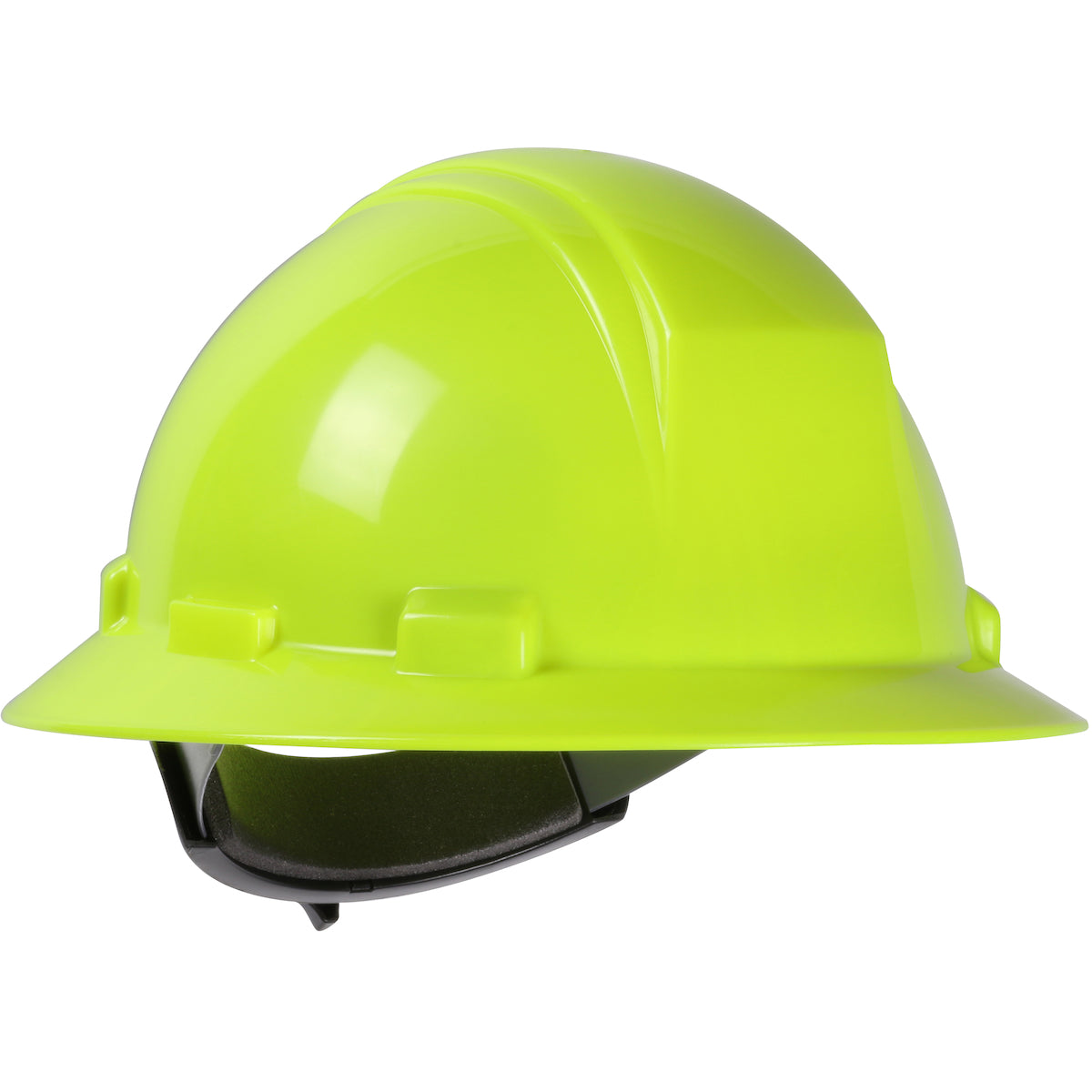 280-HP641R Full Brim Hard Hat with HDPE Shell, 4-Point Textile Suspension and Wheel Ratchet Adjustment