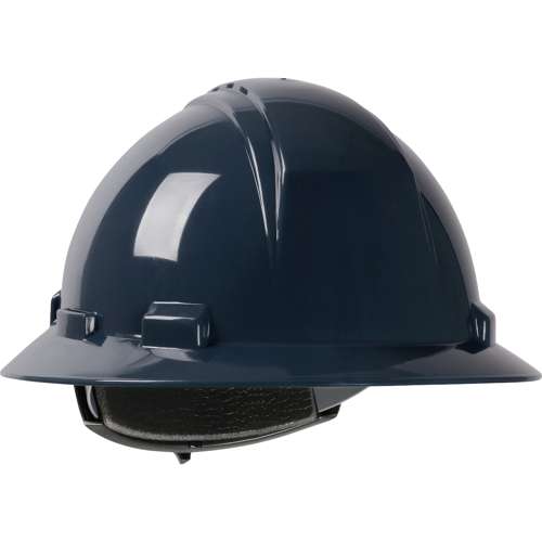 280-HP641RV Vented, Full Brim Hard Hat with HDPE Shell, 4-Point Textile Suspension and Wheel Ratchet Adjustment