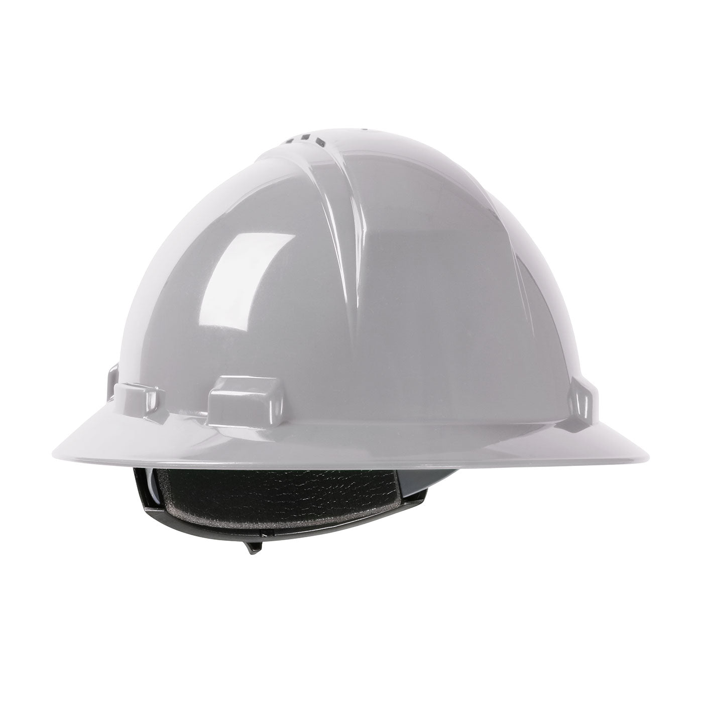 280-HP641RV Vented, Full Brim Hard Hat with HDPE Shell, 4-Point Textile Suspension and Wheel Ratchet Adjustment