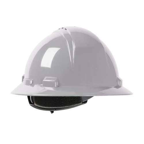 280-HP641RV Vented, Full Brim Hard Hat with HDPE Shell, 4-Point Textile Suspension and Wheel Ratchet Adjustment