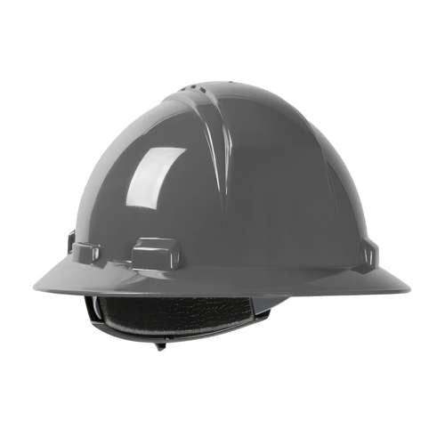 280-HP641RV Vented, Full Brim Hard Hat with HDPE Shell, 4-Point Textile Suspension and Wheel Ratchet Adjustment