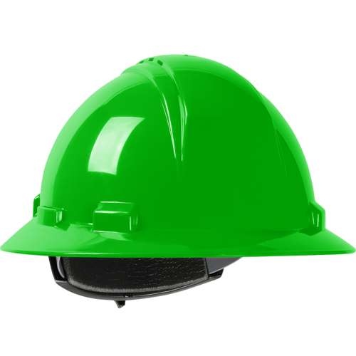 280-HP641RV Vented, Full Brim Hard Hat with HDPE Shell, 4-Point Textile Suspension and Wheel Ratchet Adjustment