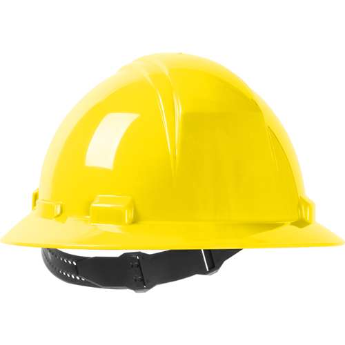280-HP641 Full Brim Hard Hat with HDPE Shell, 4-Point Textile Suspension and Pin-Lock Adjustment