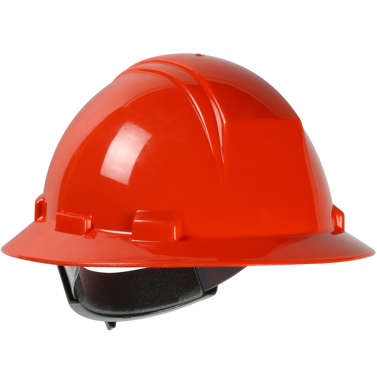 280-HP642R Type II Full Brim Hard Hat with HDPE Shell, 4-Point Textile Suspension and Wheel Ratchet Adjustment