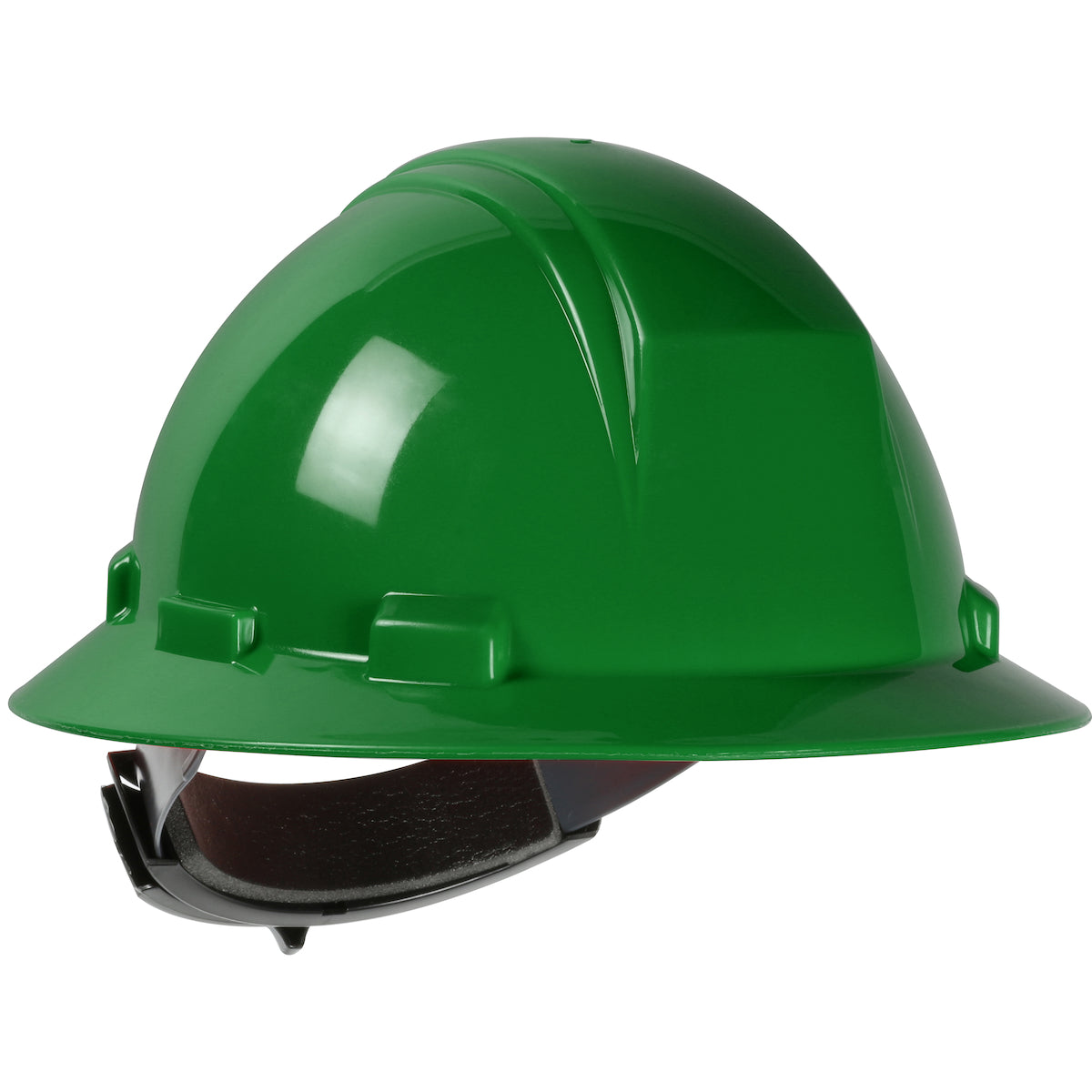 280-HP642R Type II Full Brim Hard Hat with HDPE Shell, 4-Point Textile Suspension and Wheel Ratchet Adjustment