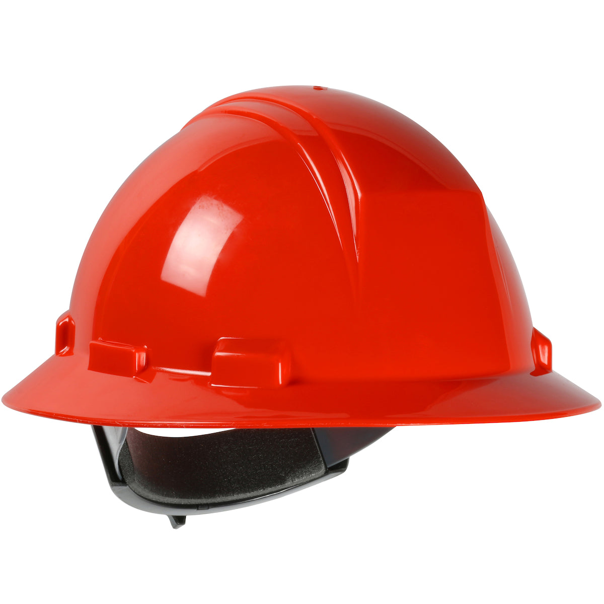 280-HP642R Type II Full Brim Hard Hat with HDPE Shell, 4-Point Textile Suspension and Wheel Ratchet Adjustment