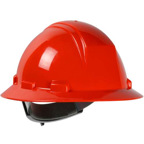 280-HP642R Type II Full Brim Hard Hat with HDPE Shell, 4-Point Textile Suspension and Wheel Ratchet Adjustment