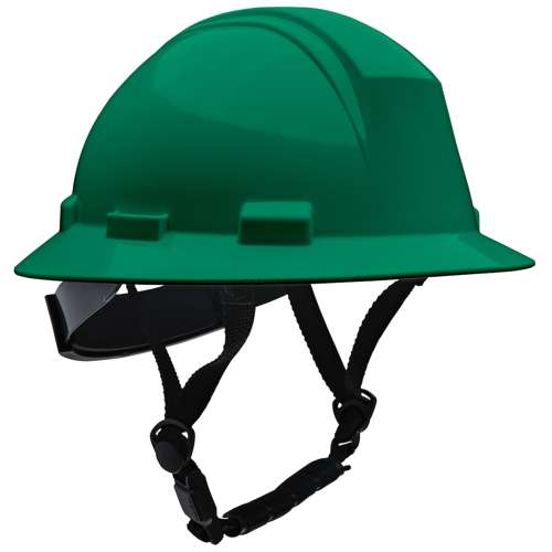 280-HP642RM-CH ANSI Type II Full Brim Safety Helmet with HDPE Shell and Mips® Brain Protection System, 4-Point Textile Suspension, Wheel Ratchet Adjustment and 4-Point Chinstrap