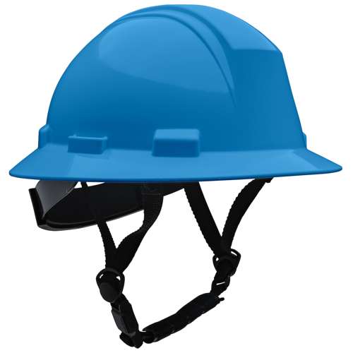 280-HP642RM-CH ANSI Type II Full Brim Safety Helmet with HDPE Shell and Mips® Brain Protection System, 4-Point Textile Suspension, Wheel Ratchet Adjustment and 4-Point Chinstrap