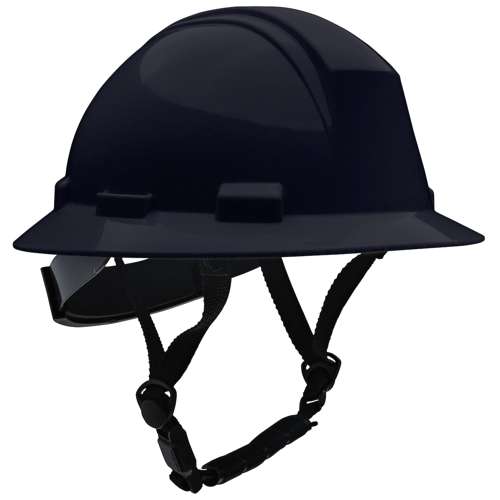 280-HP642RM-CH ANSI Type II Full Brim Safety Helmet with HDPE Shell and Mips® Brain Protection System, 4-Point Textile Suspension, Wheel Ratchet Adjustment and 4-Point Chinstrap