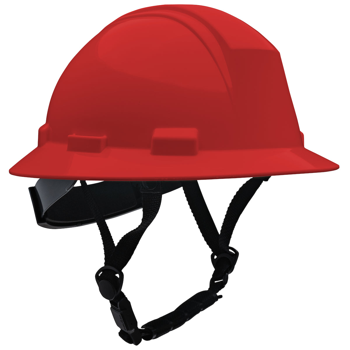280-HP642RM-CH ANSI Type II Full Brim Safety Helmet with HDPE Shell and Mips® Brain Protection System, 4-Point Textile Suspension, Wheel Ratchet Adjustment and 4-Point Chinstrap