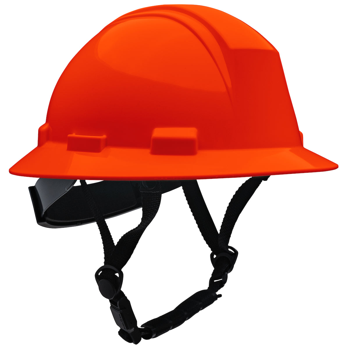 280-HP642RM-CH ANSI Type II Full Brim Safety Helmet with HDPE Shell and Mips® Brain Protection System, 4-Point Textile Suspension, Wheel Ratchet Adjustment and 4-Point Chinstrap