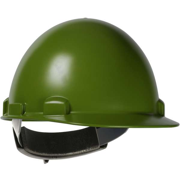 280-HP841R Cap Style Smooth Dome Hard Hat with ABS/Polycarbonate Shell, 4-Point Textile Suspension and Wheel-Ratchet Adjustment