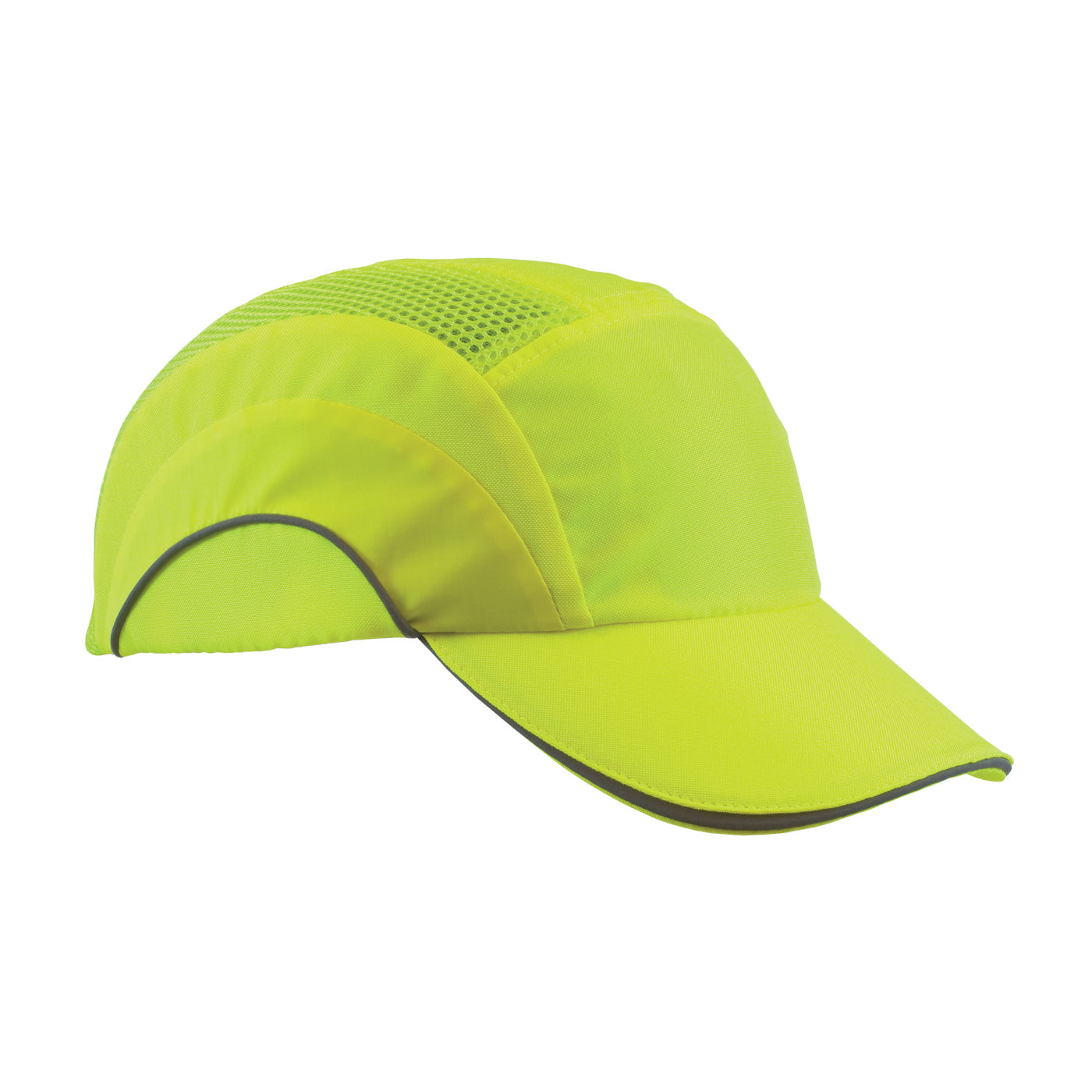 282-ABR170-LY Hi-Vis Baseball Style Bump Cap with HDPE Protective Liner and Adjustable Back